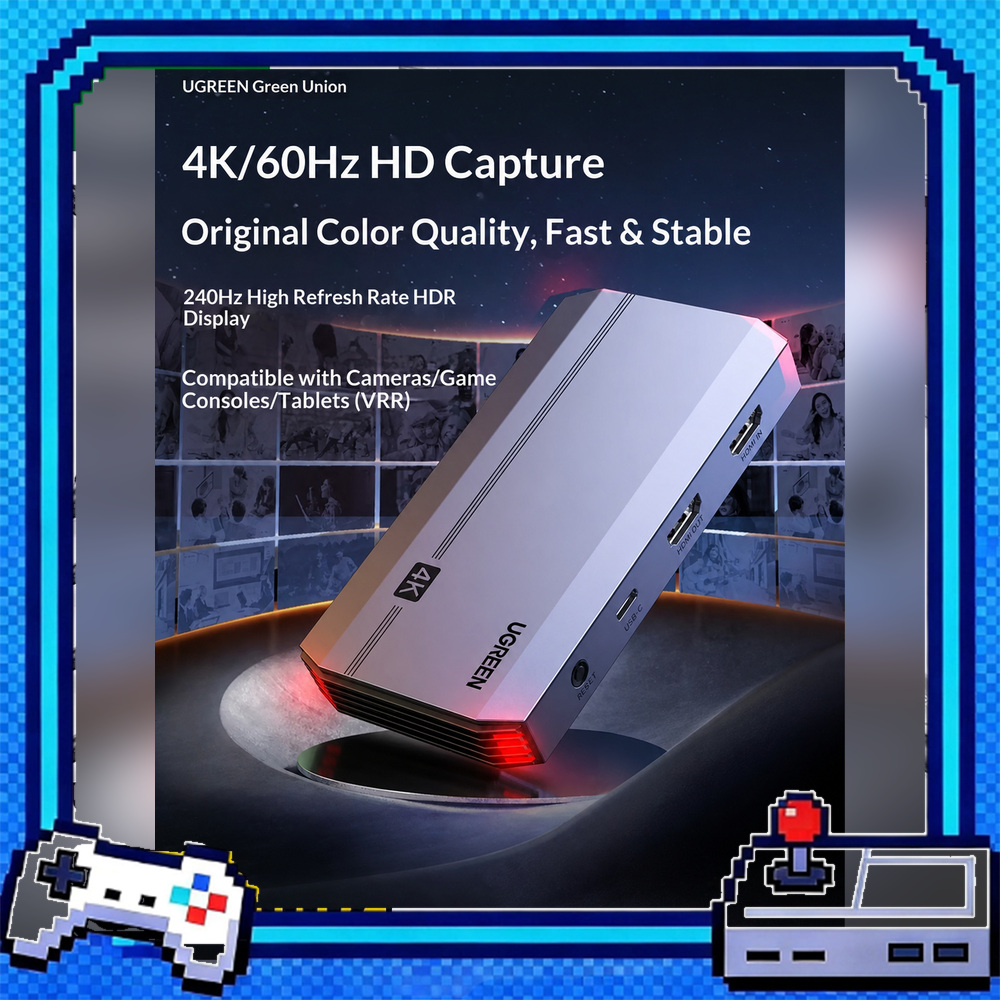 Capture Card 4K Hdmi - UGREEN 45645 CM758 HDMI 비디오 캡처