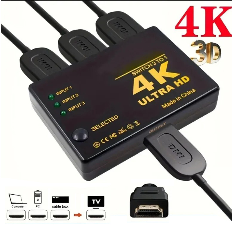 Esports Gaming Hub - 4K 스위처 HDMI 호환 스위치 3