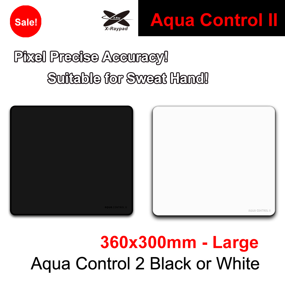 Esports Gaming Mouse Pad - 360x300x4mm 대형 X-Raypad Aqua Control II