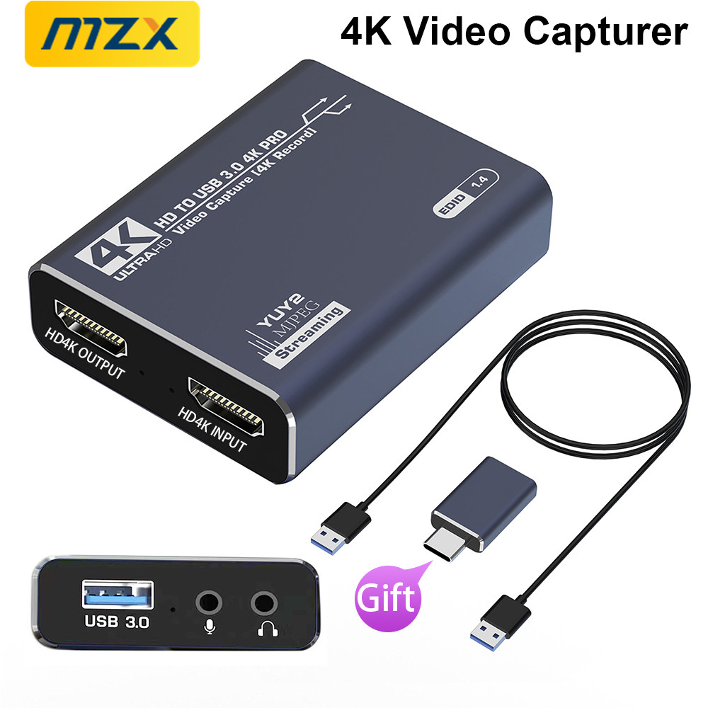 MZX 4K 비디오 캡처 카드 보드 녹화 HDMI 호환 - Capture Card 4K Hdmi 리뷰 및 가격