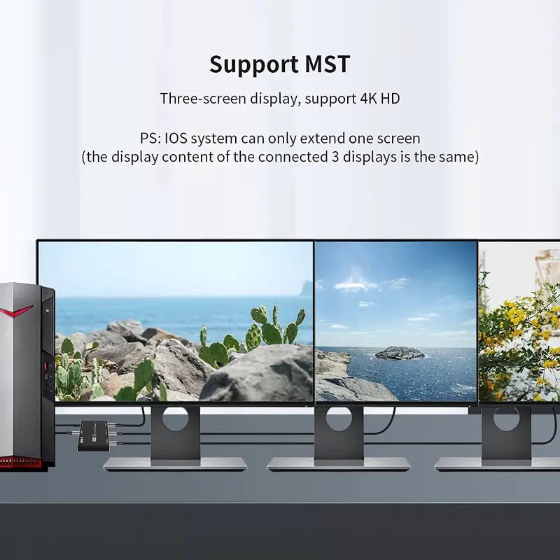 MST 디스플레이포트 분배기 1입력 3출력 8K@30H - Esports Gaming Hub 리뷰 및 가격