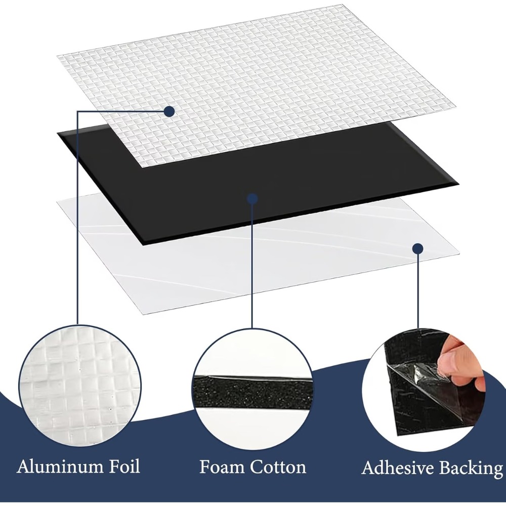 10PCS 10mm 자동차 소음 감소 매트 알루미늄 호 - Sound Dampening Foam 리뷰 및 가격