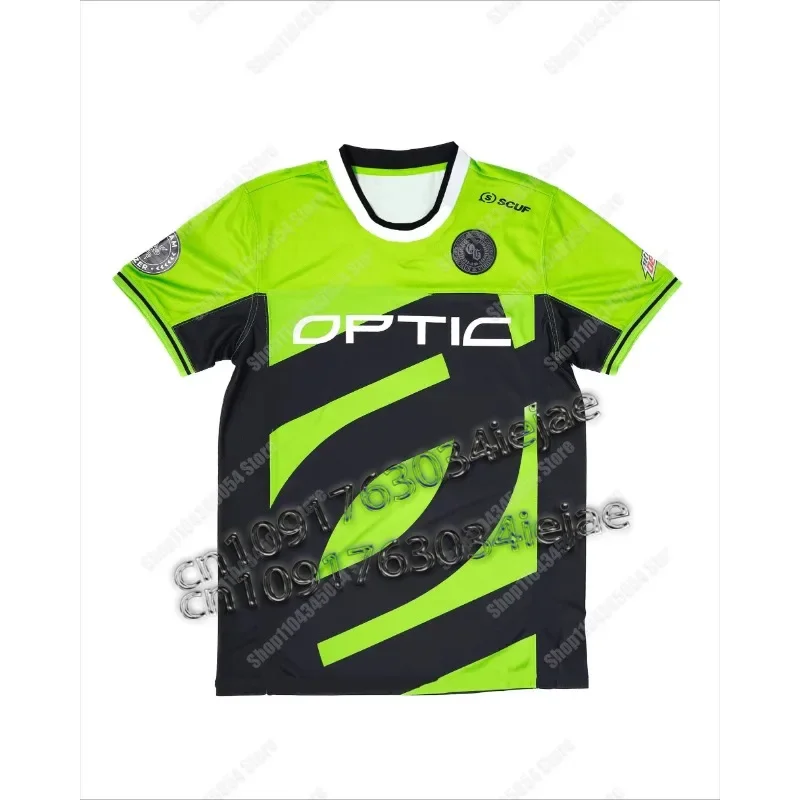 OpTic GAMING 저지 텍사스 블랙 2025 팀  - Custom Esports Gaming Jersey 리뷰 및 가격