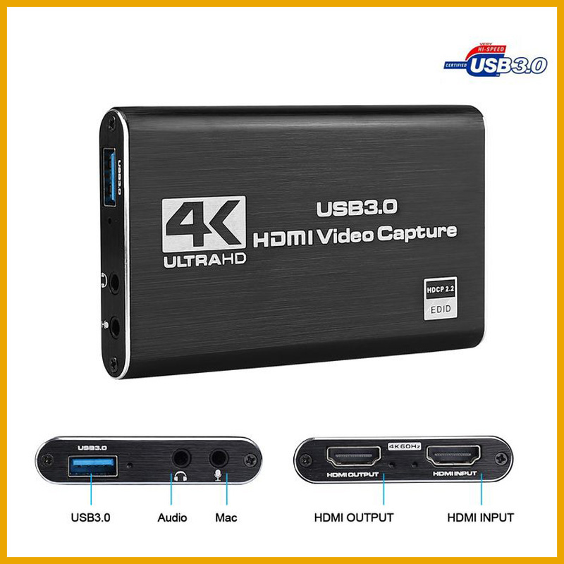새로운 4K USB 3.0 비디오 캡처 카드 HDMI  - Capture Card 4K Hdmi 리뷰 및 가격